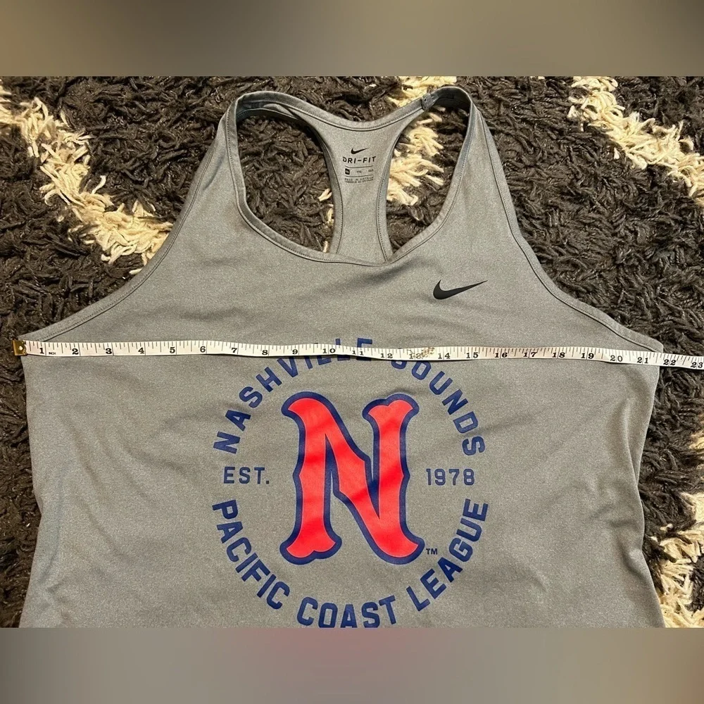 Nashville Sounds Nike Dri-Fit MiLB Tank Top Shirt